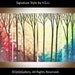48"large Oil landscape Painting Textured impasto Wall art "The Enchanted Forest" by QIQIGALLERY