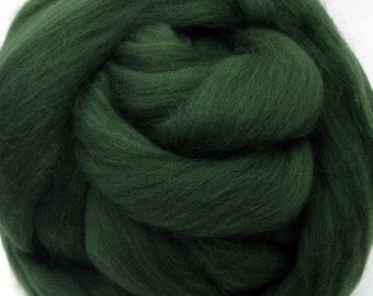 4 oz. Merino Wool Top - Sage Leaf - Ships Free