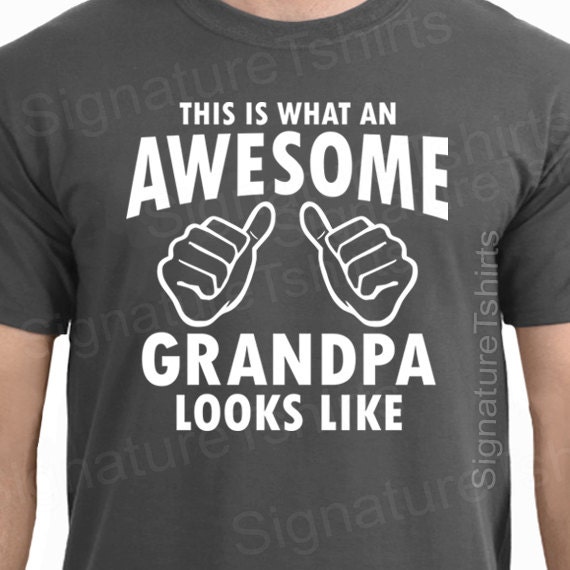 Download Fathers Day Gift AWESOME GRANDPA Mens T-shirt Gifts For Dad