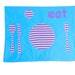 Set the Table Placemat Montessori Fun Educational ZigZag Left Place Mat by BonTons on Etsy