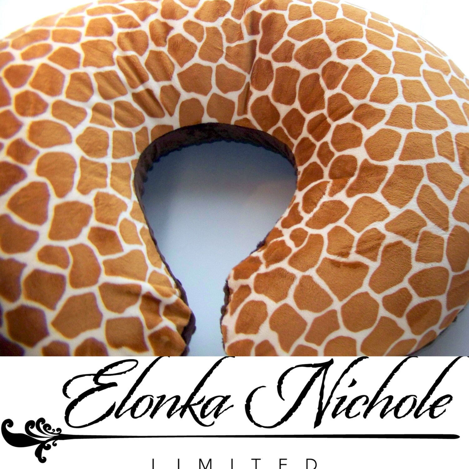 NOW 40 OFF Giraffe Nursing Pillow Cover Boppy by ElonkaNichole
