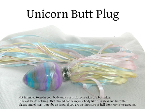 Unicorn Butt Plug Gag Gift Mature