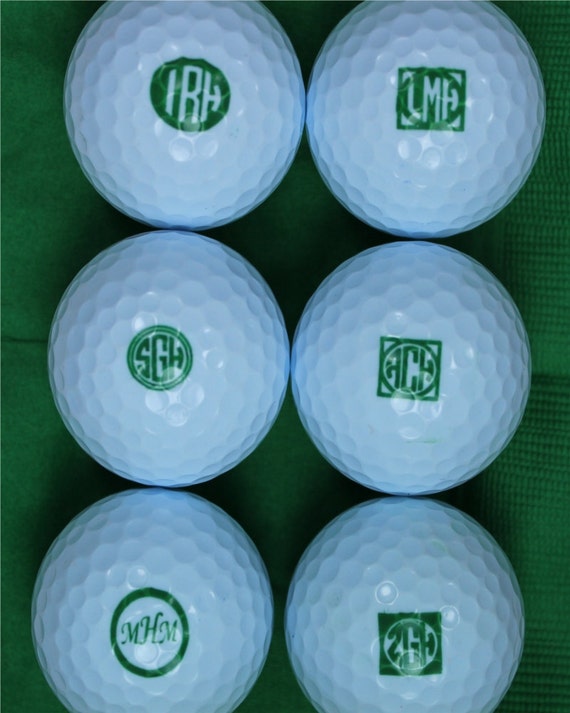 Golf Balls Monogrammed One Dozen