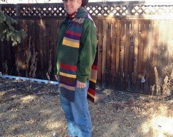 Fleece Season 14 Doctor Who Scarf - 9 Feet Long