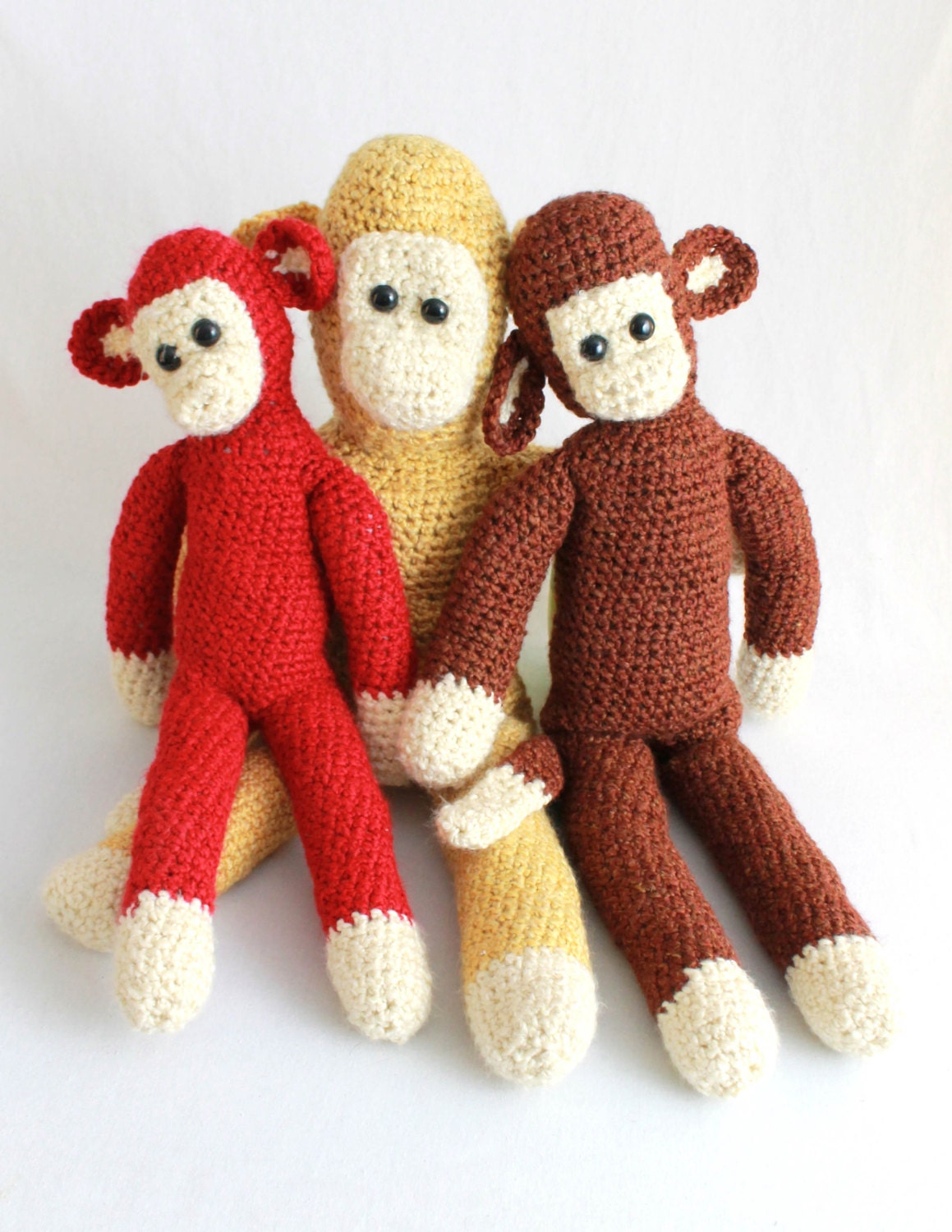 Download Super Easy Chunky Monkeys Crochet Pattern PDF