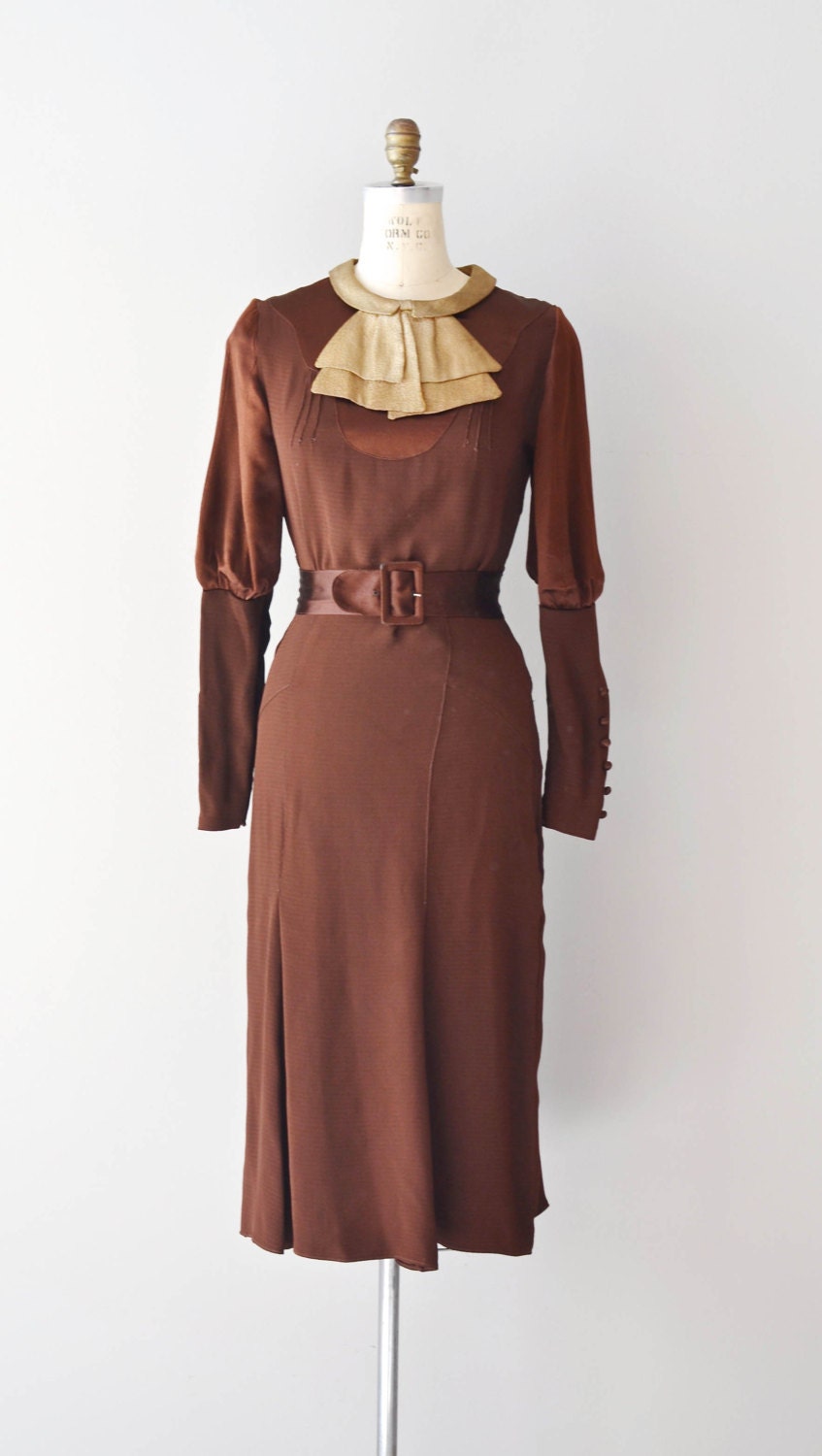 1930s shirt dress