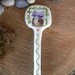 owl - Garden sign plant marker - Terrarium sign ceramic all glazed