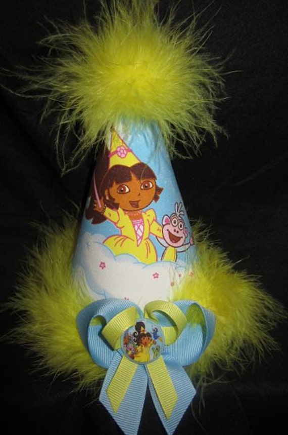 Dora the Explorer Princess Birthday Party Hat Favors Supplies...Dress Up...Boots Il_570xn