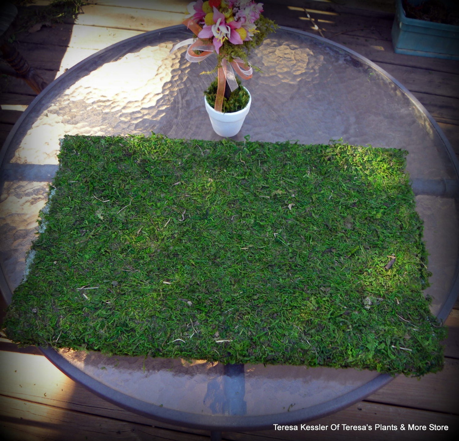 Moss table runnerMoss matsPreserved Moss sheetsDecorative