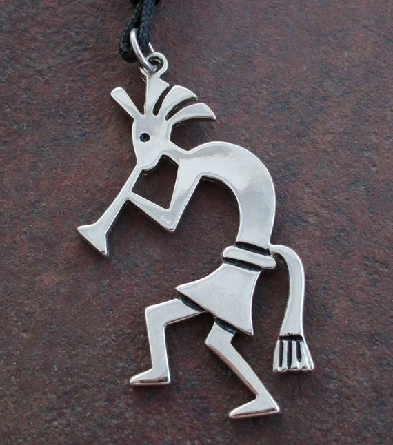 Silver Tone Kokopelli Dancing Native Flute Player Sex by CallMeOut