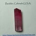 Rare TOURMALINE Candy Apple Red Tipped Terminated Crystal From Brazil