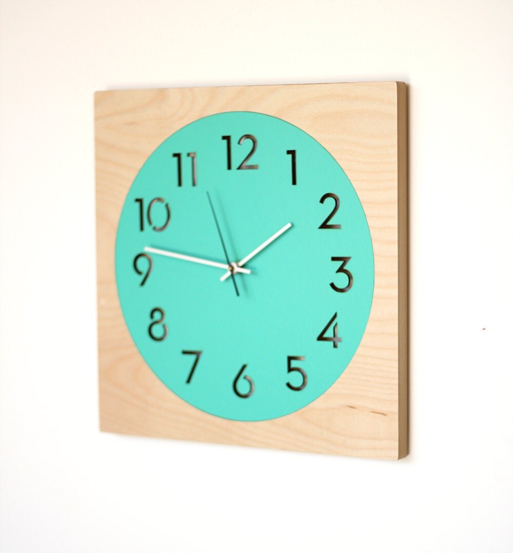 modern square clock