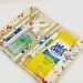 First Aid pouch two clear zipper pouches - Japanese fabric - Bambi and friends