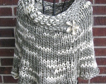 Quick Knit Capelet Knitting Pattern