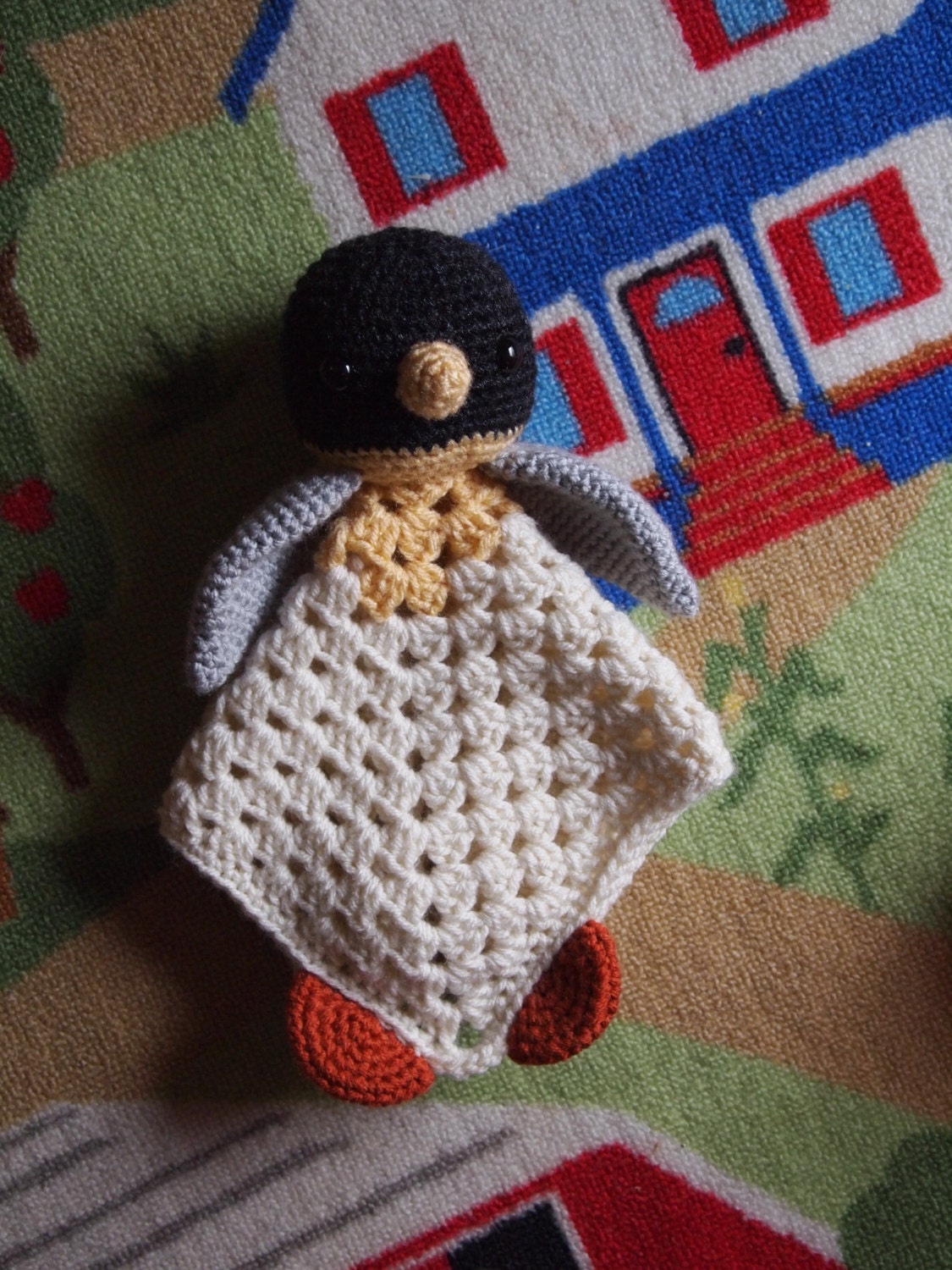 Amigurumi Penguin Security Blanket Lovey PDF Crochet ...
