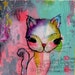 kitty. a happy little kelly barton print