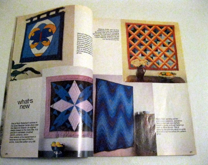 Vintage Sewing Magazine Lady's Circle Patchwork Quilts 1980 North Carolina Antique to Ultra Modern Quilts