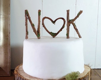 Rustic Wedding Cake Topper Rustic Wedding Cake Topper