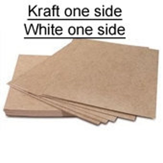 25 sheets Thick heavy duty chipboard sheets pads 8.5x11 inches