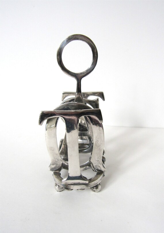 Vintage Toast Rack Modern Silver Toast Holder