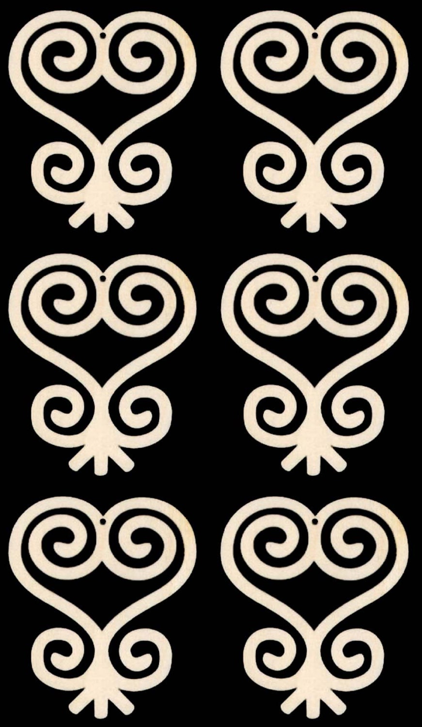 Sankofa African Adinkra Symbol of Learn from the Past Natural