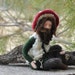 Needle Felted Waldorf Guardian Gnome/ Mushroom Gnome-Soft Sculpture - Inspired