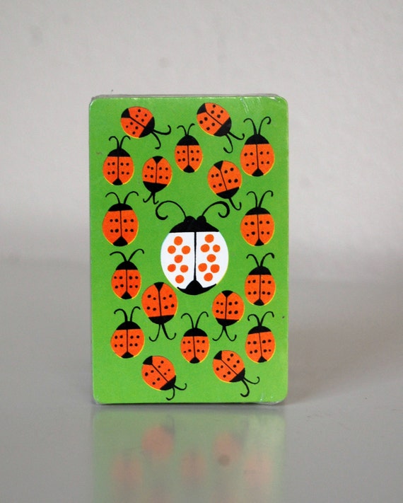 bicycle ladybug playing cards