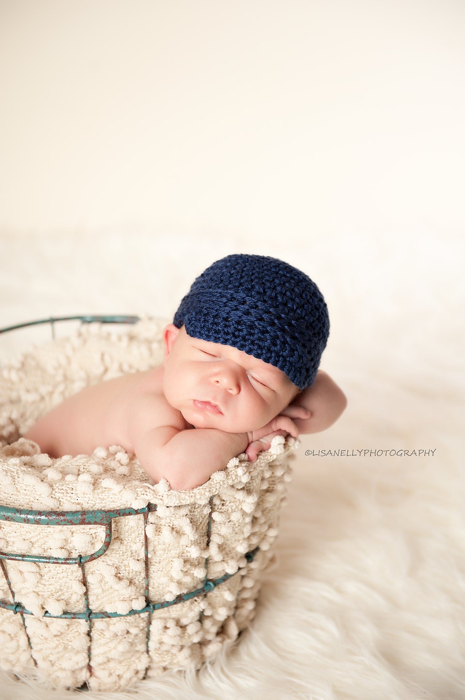 Baby Boy Hat Crochet Newborn Newsboy Hat Baseball Hat