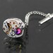 Steampunk Tie Tack, Longines Vintage Watch Mechanism - Steampunk Man - Tie Pin