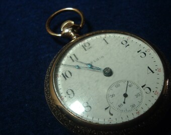 Good Looking Large 17 Jewels Elgin Pocket Watch