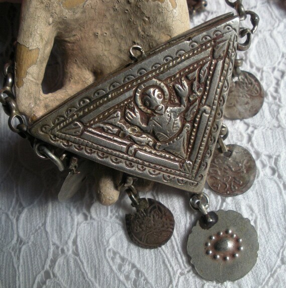 Antique Orthodox Christian Reliquary Necklace by theCuriousBead
