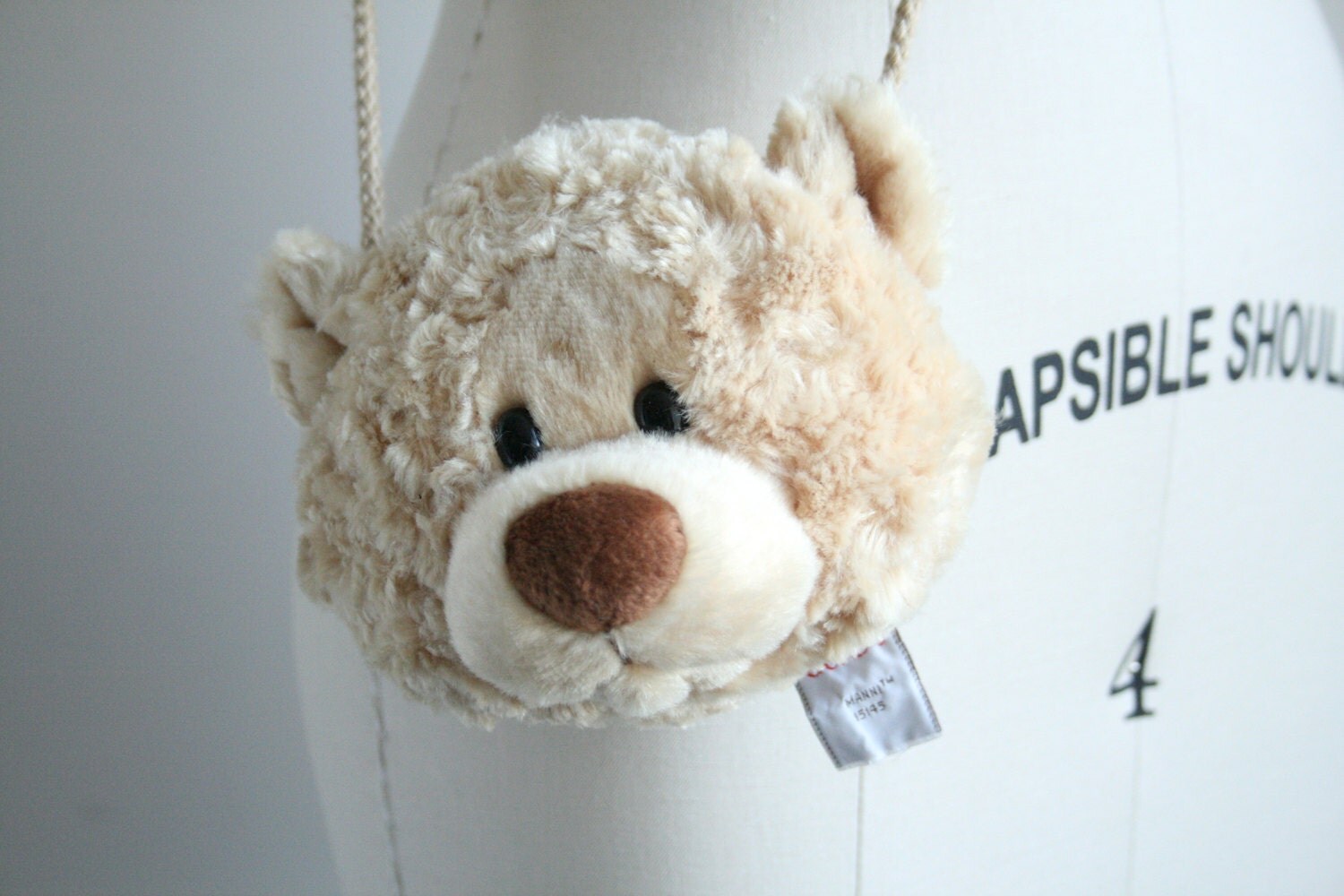 teddy bear head purse