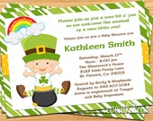 St Patricks Day Irish Baby Shower Invitation Il_170x135