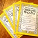 National Geographic, 1950s, Old Style Covers, Old Advertisements, 1952, 1953, 1954, Four Vintage National Geographic Magazines