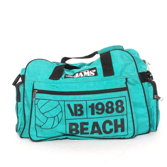 BEACH volleyball 1988 DUFFLE gym bag unisex