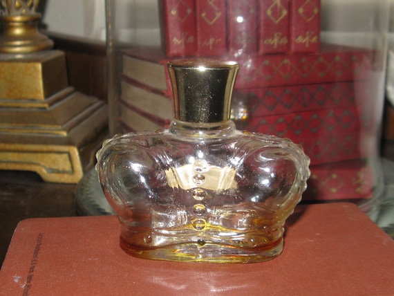 Vintage Lovely Old Crown Perfume Bottle 1950s by OkieGirlStuff