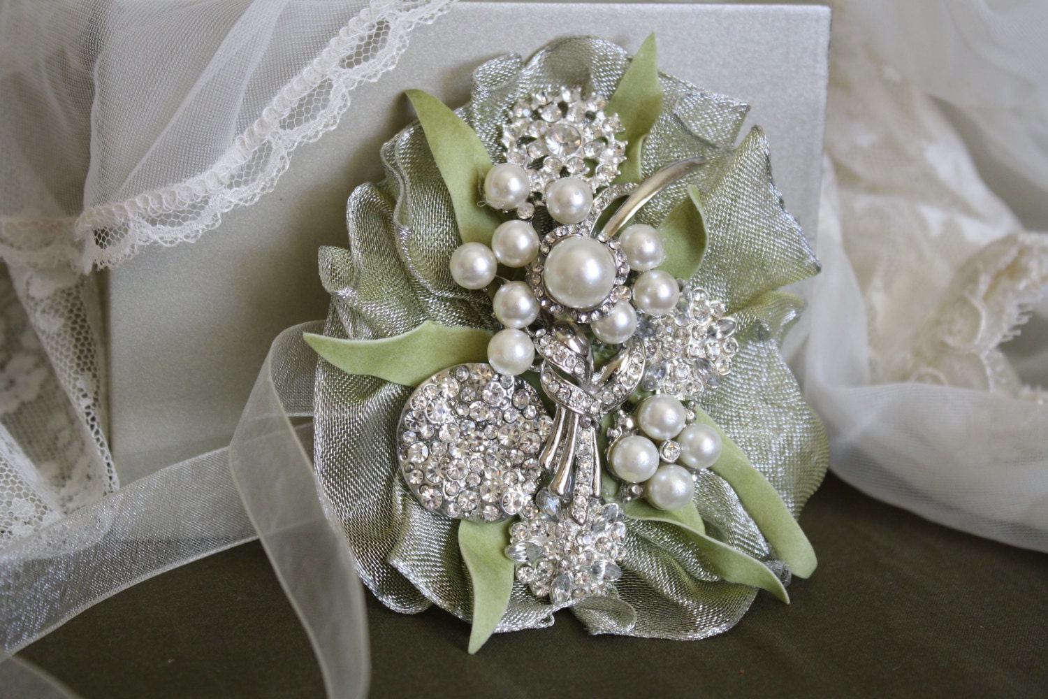 Wrist Corsage Brooch Wrist CorsageWedding Bridal Jewelry