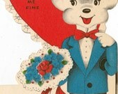 Vintage Childrens Classroom Valentines Day Card (039)