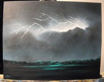 painting lightning – Etsy