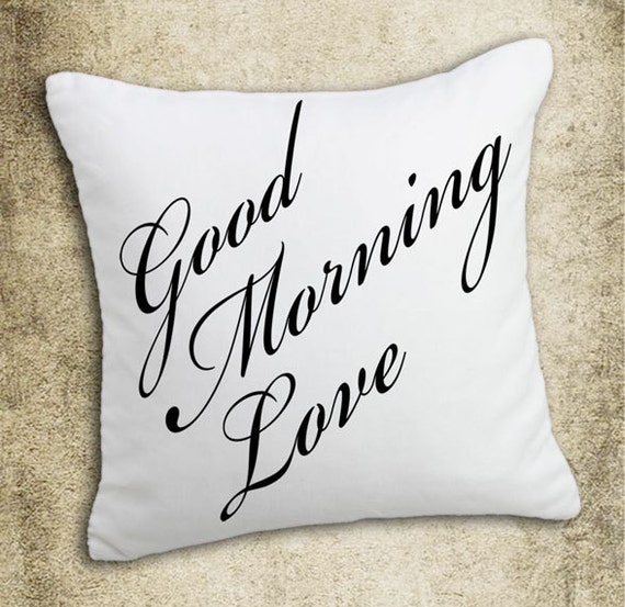 INSTANT DOWNLOAD Good Morning Love Image Iron On Transfer