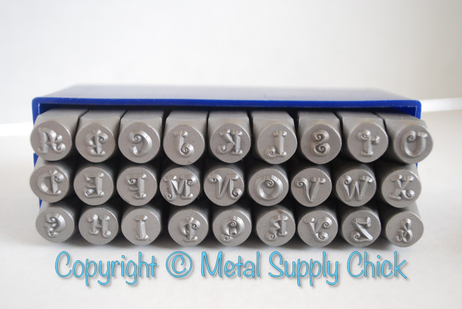 Metal Stamp SetMetal Stamping Kit in Curlz Font