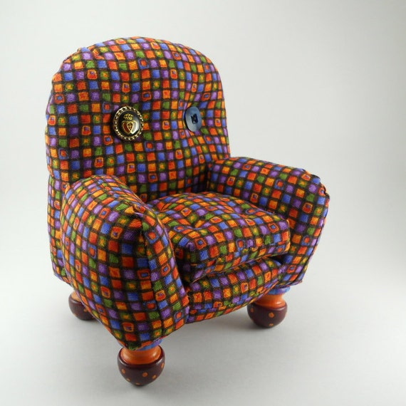 Royal Kaleidoscope Pincushion Chair