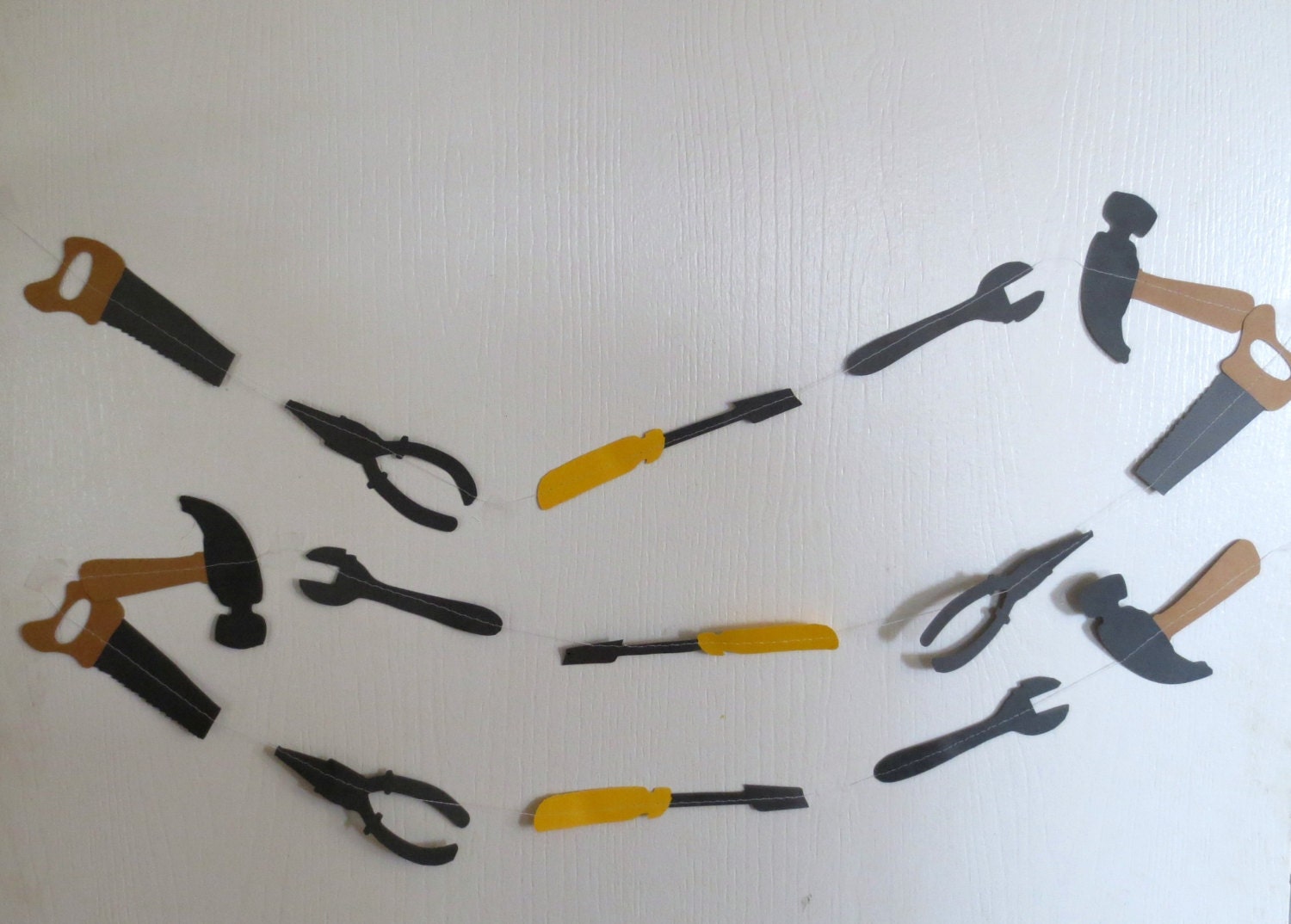 Tools Themed Die Cut Garland