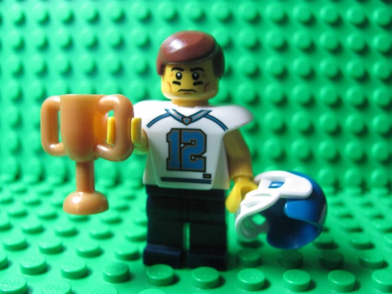 Custom Lego minifigure Tom Brady New England Patriots