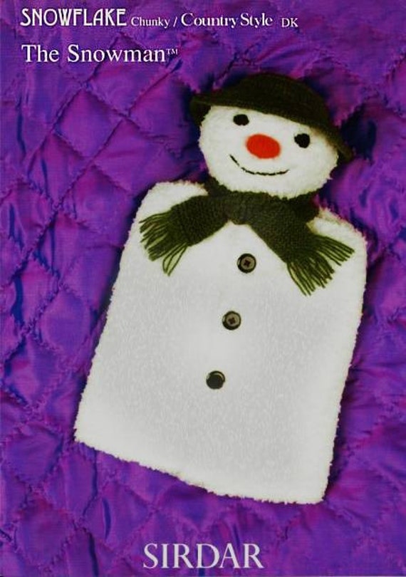 Items similar to THE SNOWMAN Knitting Pattern - Raymond Briggs - The Snowman ...