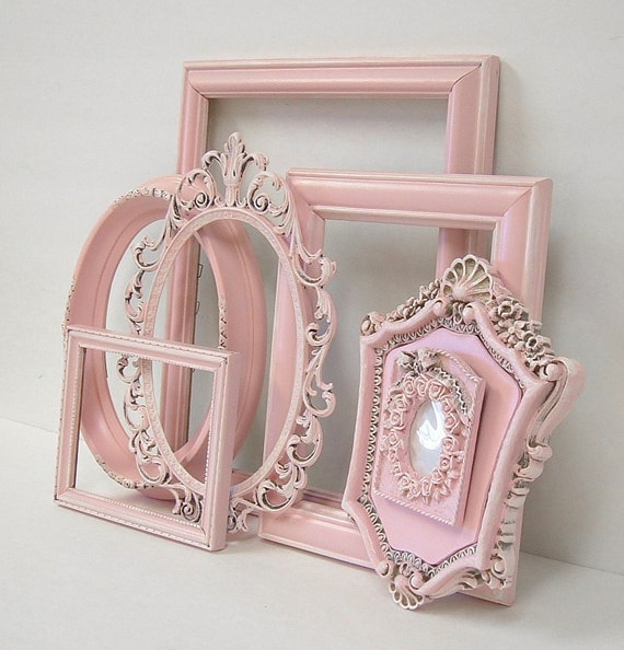 Shabby Chic Frames Fresh Pastel Pink Picture Frame Set Ornate