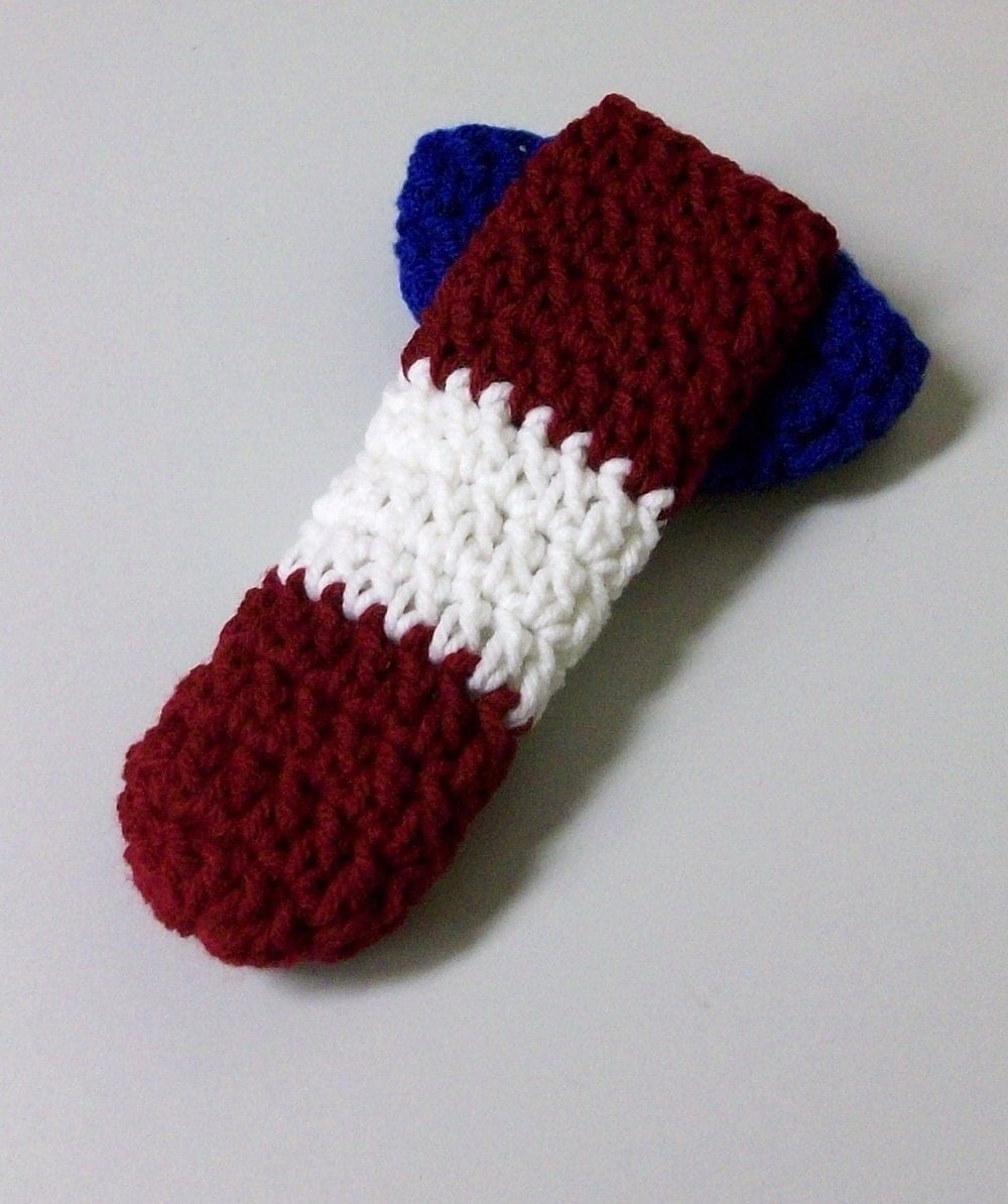 Patriotic Cock Cozy Blue Ball Warmer Red White by BobiCreations