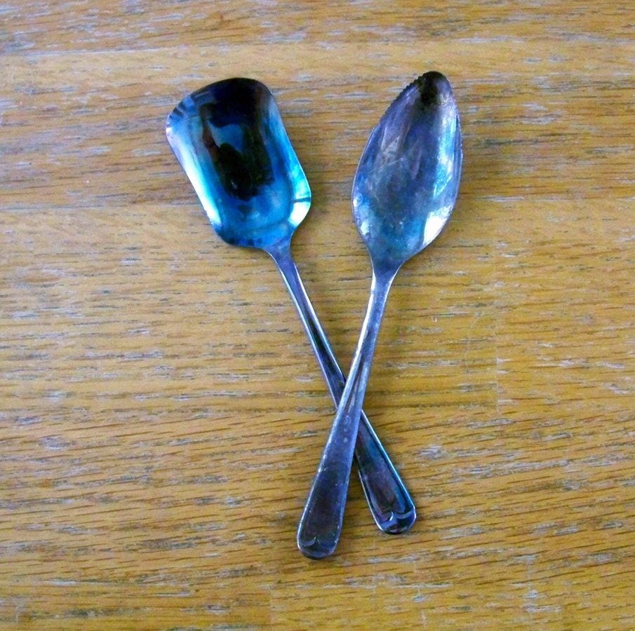 William Adams Sheffield Grapefruit Spoon Set