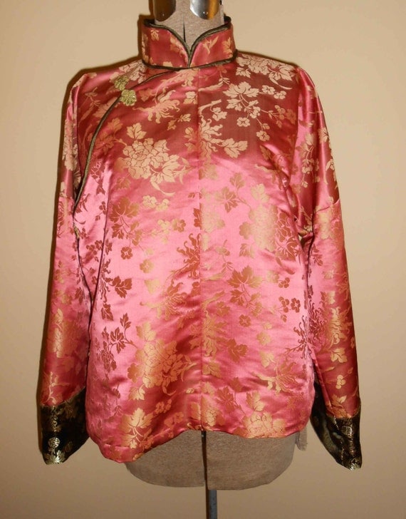 Chinese Style Silk Brocade Jacket by bijouxtradingcompany on Etsy