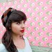 1940's Velour Chocolate Cream Petal Hat